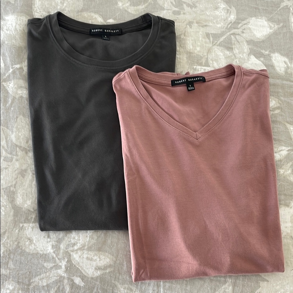 Robert Barakett Black and Pink T-Shirts